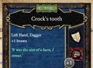 DQI Weapon - Crock's tooth