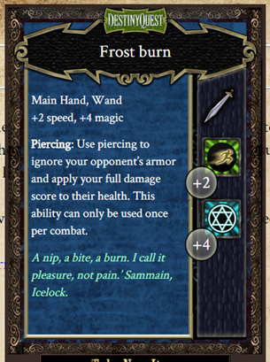 DQI Weapon - Frost Burn